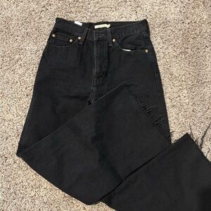 Levi's Black Wide Leg Women's Jeans size 27